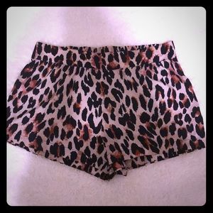 City Streets Leopard Print Shorts